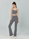 2024 New Summer Thin Flared Yoga Pants Sexy Women's High-Waisted Butt-Lifting Peach Butt Flared Fitness Pants