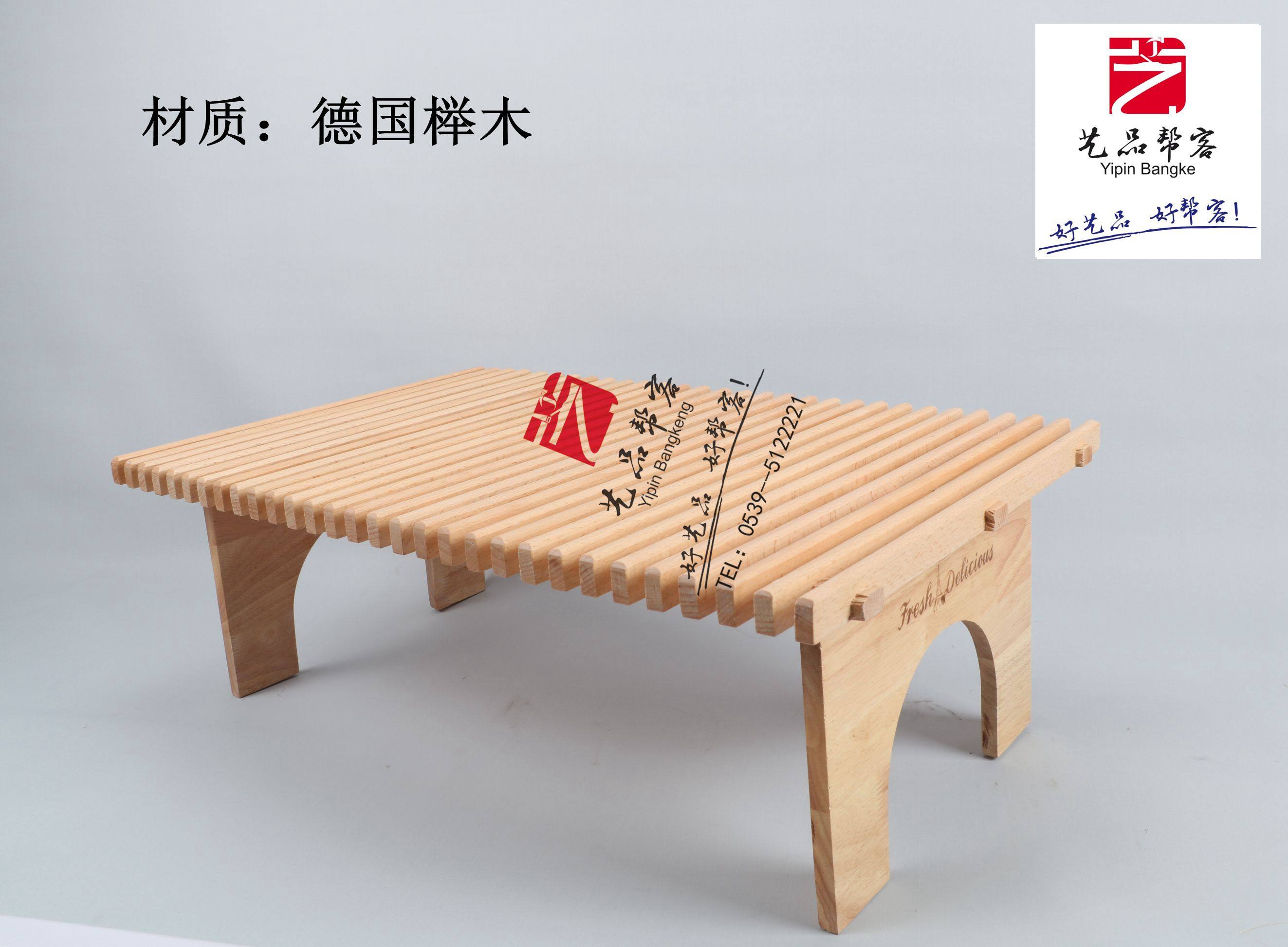 Art Pinders Bakery Bread Rack Baking Soft-mounted Flat Rack Solid Wood Iron Art Rack Bakery Cake Pendulum