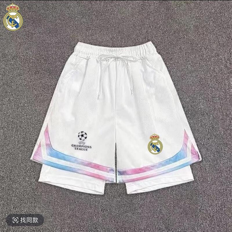Summer Men's Football Sports Casual Shorts Running Fitness Quick-Drying Sports Anti-Exposure No-Knee Three-Quarter Pants Trendy Summer Men's Football Sports Casual Shorts Running Fitness Quick-Drying Sports Anti-Exposure No-Knee Three-Quarter Pants Trendy