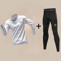 Lightweight training sports running suit quick-drying long-sleeved sports autumn and winter outdoor sports marathon track and field half zipper