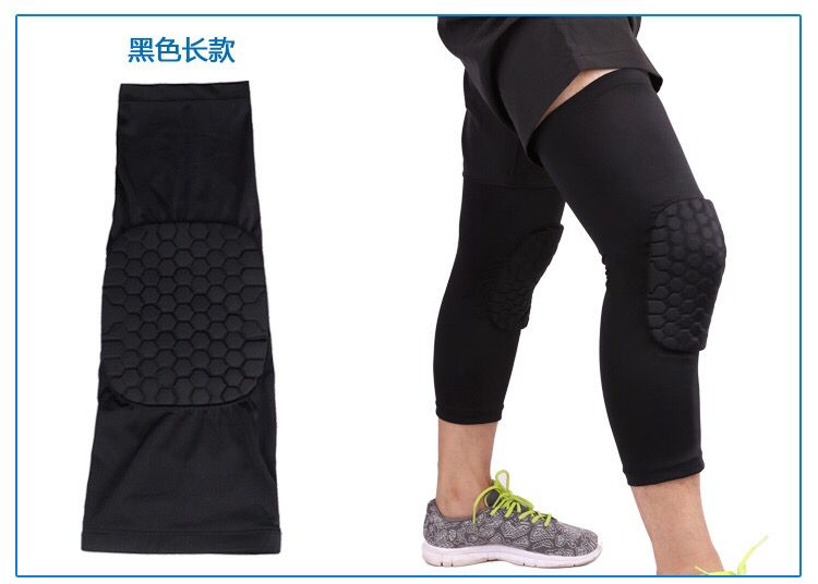 Kneepad thể thao bóng rổ xà cạp chuyên nghiệp tổ ong chống va chạm thiết bị bảo vệ thiết bị đầy đủ bộ nam và nữ bóng đá chăm sóc vớ mùa hè miếng bảo vệ đầu gối