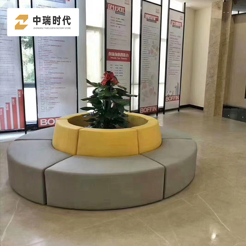 Children's round deck early education training creative rest area store around the column cylindrical waiting area leisure office sofa stool