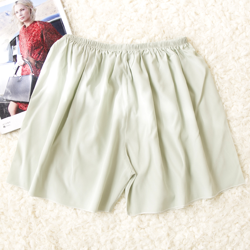 Mẫu hoang dã 2019 xuân mới lụa tơ tằm của phụ nữ chạm đáy quần an toàn boyshort quần chống sáng quần ngố nữ đẹp
