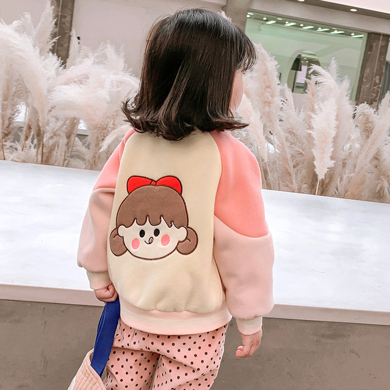 Girls Spring Costume 2022 new Han - red children's suit in the children's Yang Yang Yang Sweater