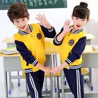 Quần áo sân vườn mẫu giáo quần áo mùa thu và mùa đông trẻ em phục vụ lớp học mùa thu đồng phục tiểu học mùa xuân và mùa thu tùy chỉnh đồ thể thao mới của Anh shop quần áo trẻ em
