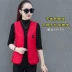 áo phao sưởi Áo làm nóng bằng điện thông minh có thể sạc lại làm nóng xuống áo vest cotton cho phụ nữ mới 2023 mùa thu đông sưởi ấm cộng với áo nhung ấm áp áo sưởi ấm azuki áo sưởi azuki 