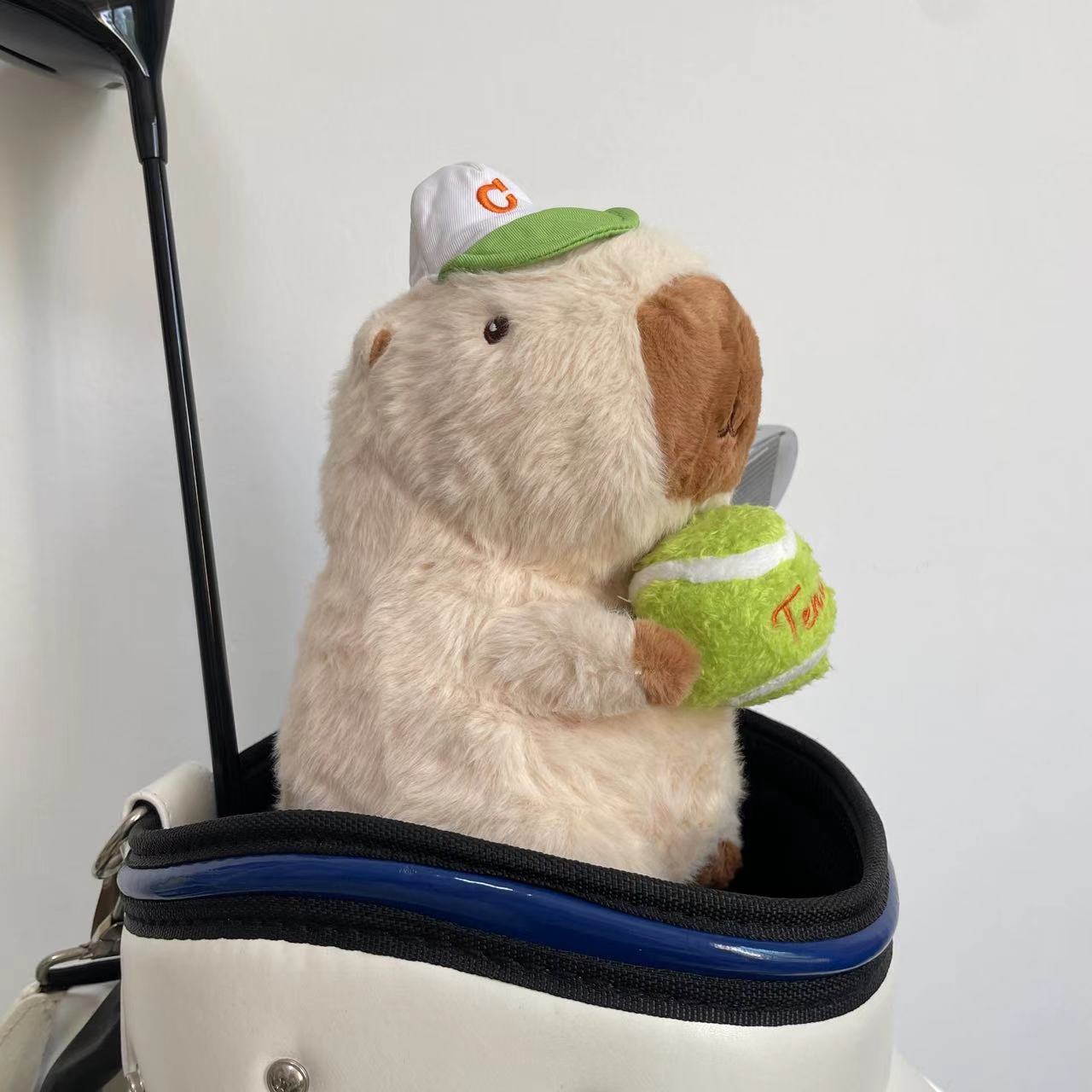 カピバラのぬいぐるみゴルフ漫画帽子カバークラブ保護カバー木製クラブNo.3/No.5木製クラブカバー