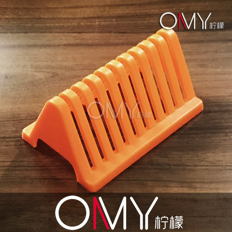 OAMAY 玻片沥水架 WB蛋白电泳制胶用玻璃板晾片架 伯乐电泳玻璃板架 可放10片