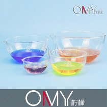 Glass evaporation dish φ60 90 120 150mm flat bottom round bottom glass instrument high temperature Huaou