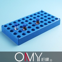 OAMAY Molded plastic injection bottle 1 5ml sample bottle holder Agilent Shimadzu 2ml analytical bottle holder 50 holes