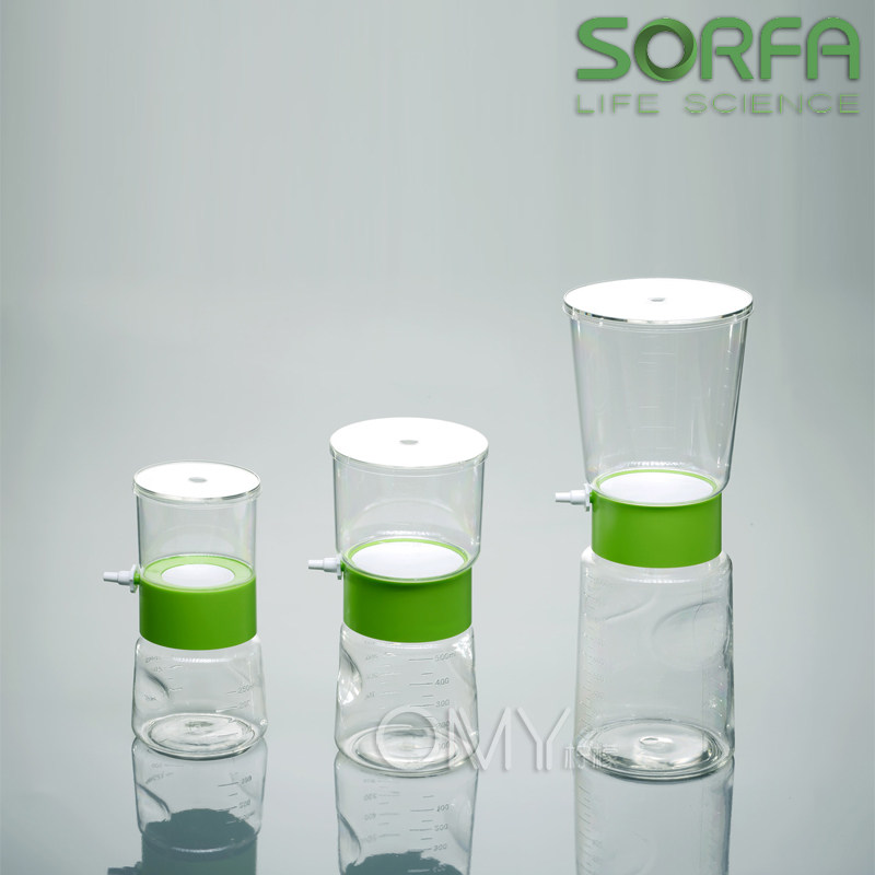SORFA 真空式过滤器 150 250 500 1000ml 抽滤器 PES滤膜 孔径0.22 0.45um 过滤装置 单个独立包装 硕华