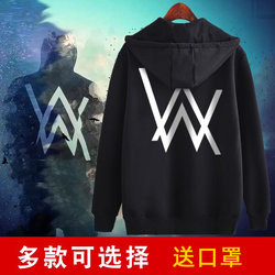 Alan Walker Men's Hoodie, Trendy Brand Sweatshirt, Same Style as Jiahao, Thin Autumn Version