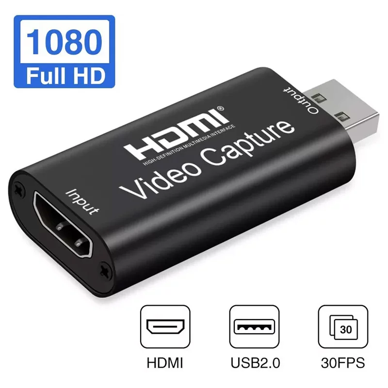 USB видеозахватная карта коммутатора для живой трансляции PS4NS/XBOX запись USB-HD HDMI60Гц