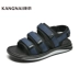 Dép Kangnai 19 Mùa hè Mới Velcro Trend Giày đi biển thoáng khí Mở ngón Hai màu Tùy chọn Dép chính hãng - Sandal Sandal