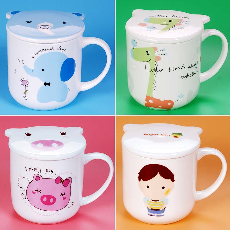 The Children keller CPU carries small household ceramic cup with lid cartoon ipads China lovely baby milk ultimately responds