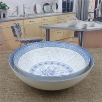 Minsheng Porcelain Fugui Garden Bowl 7-inch bowl 8-inch bowl soup bowl noodle bowl big rice bowl full of flower tableware