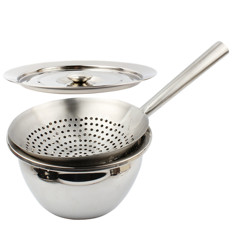 Special thick and exquisite rejection oil drum oil basin filter spoonful stainless steel tank with drum oil leak pot