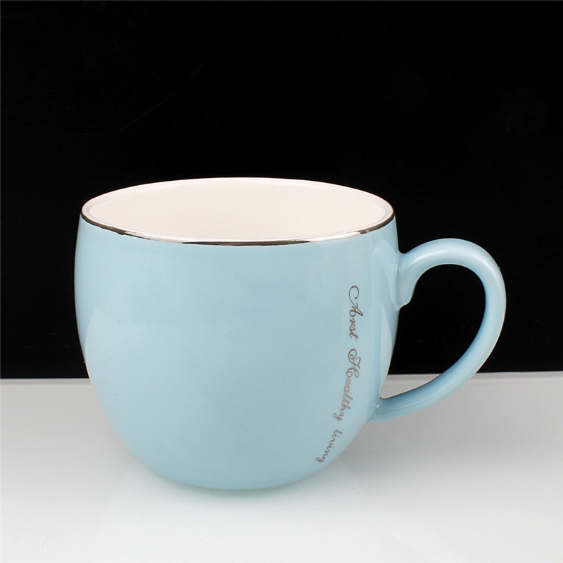Ya cheng DE dazzle see elle mugs, lovely circular cup dazzle see colour ceramic coffee cup cow cup fashion cup