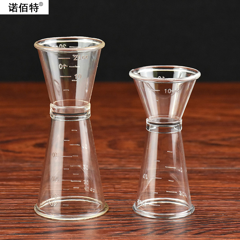 Milk tea shop appliance resin ounce cup double head measuring cup 20cc measuring cup with oz scale ml meter