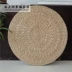 Rơm futon đệm pad chơi thờ phượng trà Phật cửa sổ tròn đệm mat tatami mat yoga mat và thông gió - Ghế đệm / đệm Sofa