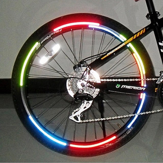 Mountain wheel reflective stickers rim stickers hot wheel reflective stickers dead speed tire stickers bicycle accessories
