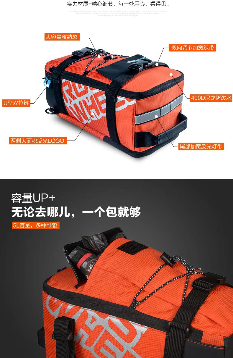 Sacoche pour vélo mixte ROSWHEEL - Ref 2215018 Image 18