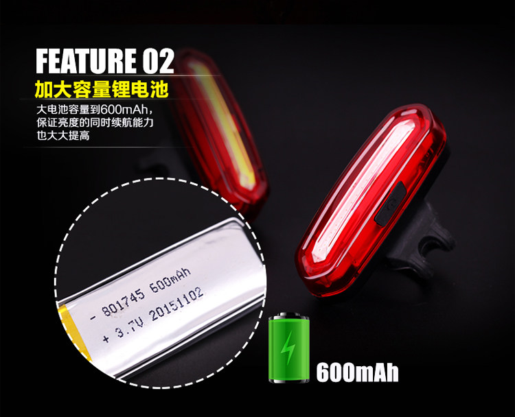 Eclairage pour vélo JAKROO - Taillights - Ref 2398163 Image 15