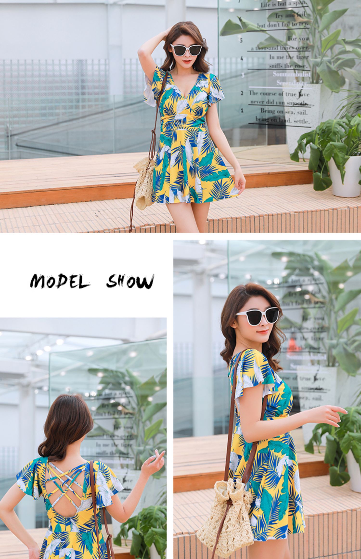 Áo tắm nữ cỡ lớn che bụng đã mỏng bảo thủ chia đôi góc phẳng suối nước nóng gợi cảm ngực lớn mẹ béo mm - Bộ đồ bơi hai mảnh đồ bơi nữ 2 mảnh kín đáo