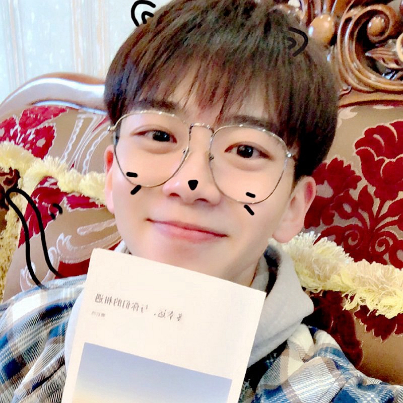 ulzzang Irregular men's trendy face with small face and no prescription glasses Internet celebrity style female fee Qiming gold silk