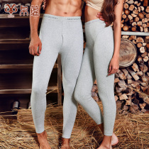 Wool pants men plus velvet padded warm pants women autumn and winter double cotton pants cashmere pants wool pants leggings