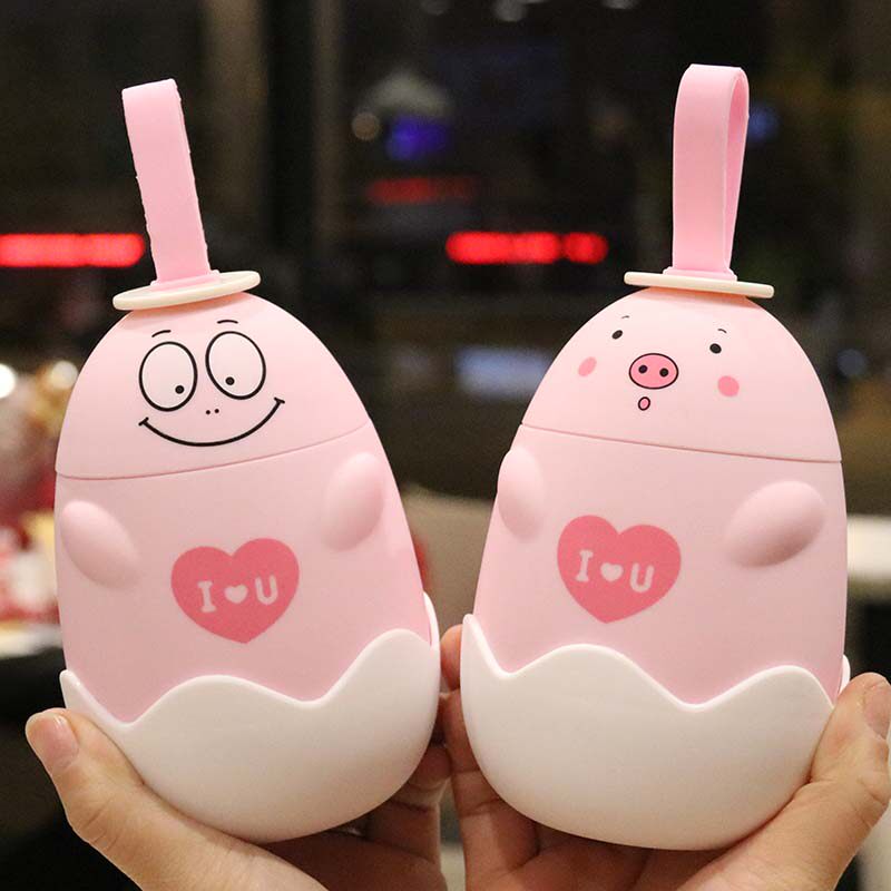 Heat-resistant cup Creative trend girl heart mini water cup Cute pink glass simple student ins teacup