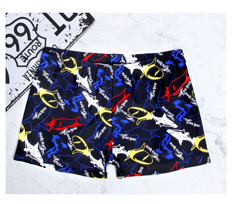 Quần bơi nam, quần short boxer, thời trang, đồ bơi nhanh khô, bé trai, XL lỏng, đồ bơi, suối nước nóng, đi biển