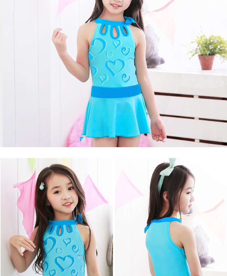 Bạn bơi cho bé gái đồ bơi nữ phiên bản Hàn Quốc của kiểu váy một mảnh cho bé trai đồ bơi công chúa học sinh Đồ bơi bé gái Hàn Quốc - Bộ đồ bơi của Kid bikini cho bé sơ sinh