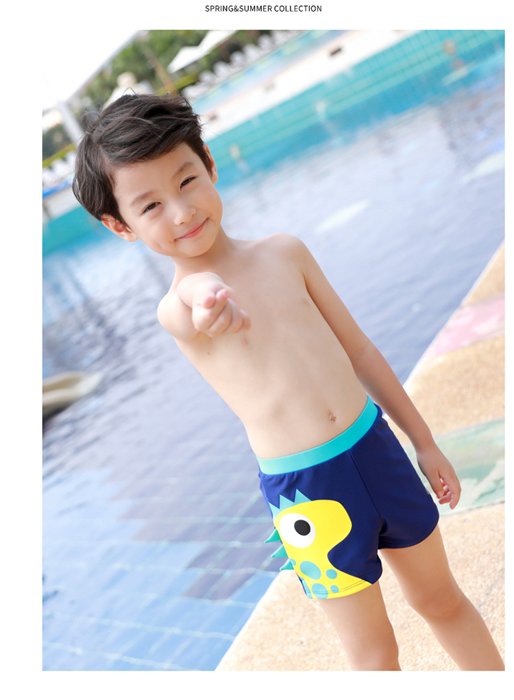 Bạn bơi quần trẻ em quần bơi bé trai quần boxer mũ trùm đầu cho bé đồ bơi bé trai chia đồ bơi trẻ em lớn đồ bơi - Bộ đồ bơi của Kid bộ đồ nàng tiên cá cho bé
