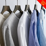 Мужская тонкая рубашка, футболка для отдыха, облегающий крой, оверсайз