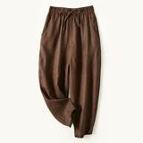 Весенние трендовые штаны, тренд сезона, большой размер, эластичная талия, свободный крой