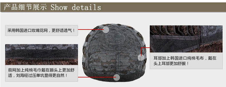 Perruque OTHER   cheveux raides Court - Ref 2609972 Image 12