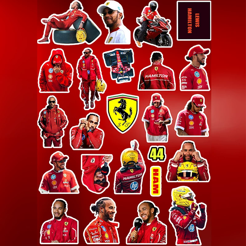 F1 периферия наклейки Чарльз Леклерк Новый сезон команды Ferrari периферия для телефона, компьютера, планшета, декоративный элемент