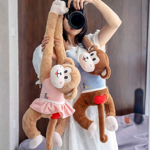 Плюшевая милая игрушка для влюбленных, ткань, тряпичная кукла, подушка, обезьяна, подарок на день рождения