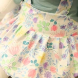 Милый плюшевый кролик, игрушка, большая тряпичная кукла для сна, в цветочек