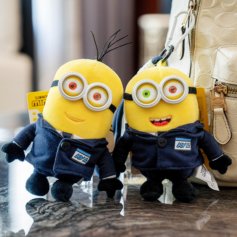 Authentic Despicable Me Minion Agent Style Keychain Pendant Cute Little Doll Toy Backpack Decoration Authentic Despicable Me Minion Agent Style Keychain Pendant Cute Little Doll Toy Backpack Decoration