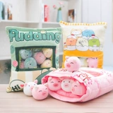 Милый кролик, подушка, плюшевая кукла, игрушка, популярно в интернете, кот, подарок на день рождения