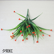 6 Bunch Simulation Bouquet Fake Flowers Single Floral Flower Flower Arrangement Small Bundle Bouquet Decorated With Small Grass Green Plant Full Of Stars