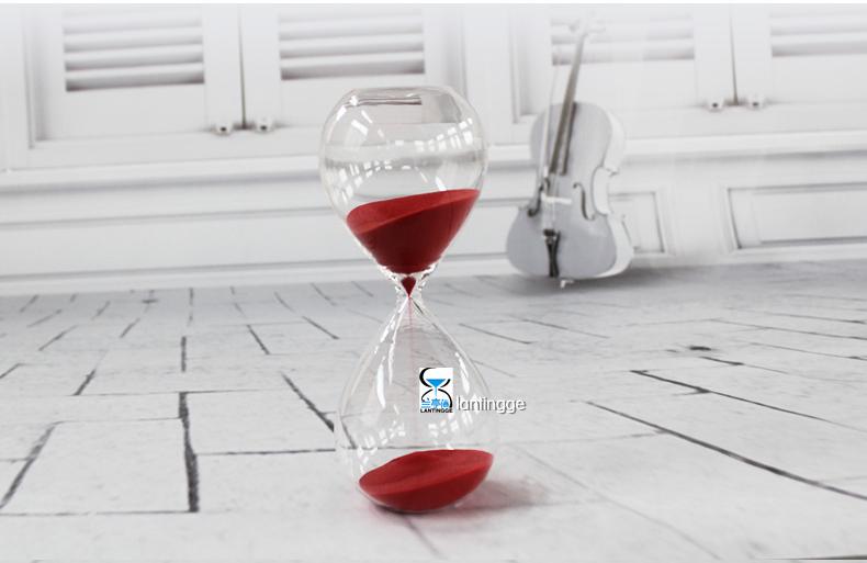 15 phút đồng hồ cát hẹn giờ thủy tinh quà tặng trang trí nhà kính thủ công vài món quà đồ dcor bàn học