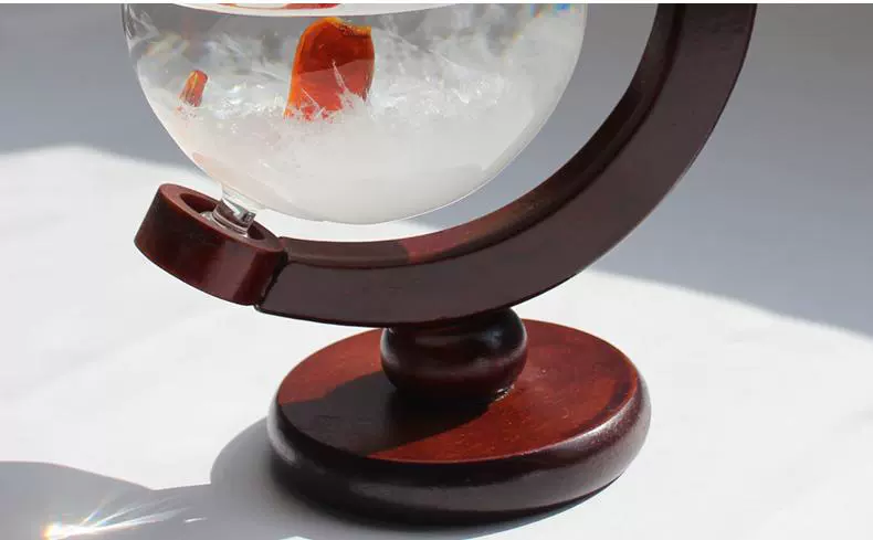 Quả cầu gỗ năm mới bão chai dự báo thời tiết chai thủy tinh trang trí nhà sáng tạo quà tặng sinh nhật