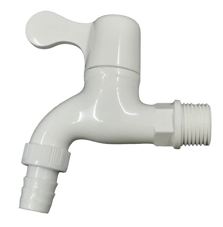 Liansu PVC tap water mop pool faucet plastic 4 6 points faucet quick-open detachable mouth washing machine faucet