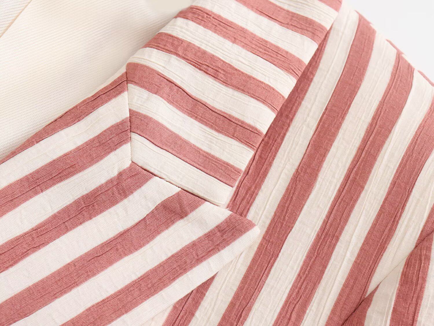 ZR европейско-американский манер ZA женщины французский мода случайный карман отделка западные зерна куртки 7560825 172 