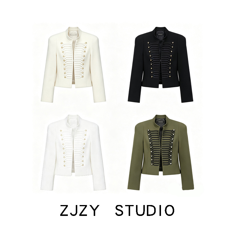 Zr European and American Style Za Women's Clothing New Fashion Elegant High-End Slim-Fit Blazer with Shoulder Pads 4840798