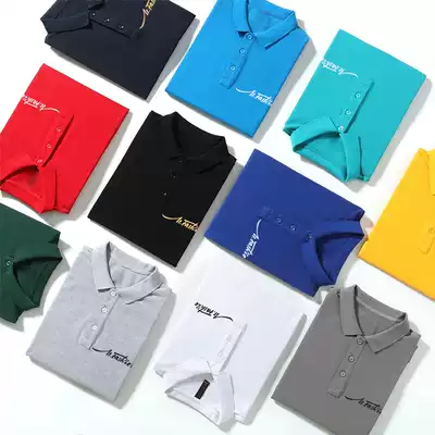 Overalls custom polo shirt Custom T-shirt embroidery printed logo short-sleeved advertising shirt company culture shirt lapel