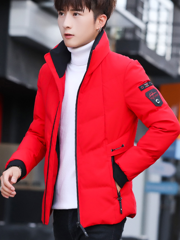 Men's cotton clothes 2018 new winter coat Korean version of the trend down cotton clothes winter clothes handsome men's quilted jacket